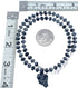 Sterling Silver Agate Leaf Bead Necklace KX120890
